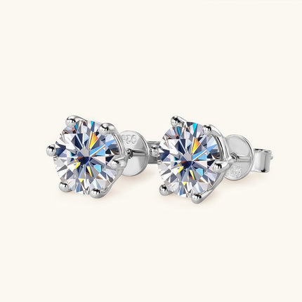 Moissanite Stud Earrings