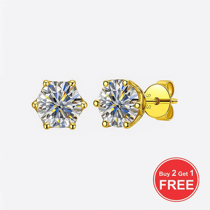 Moissanite Stud Earrings
