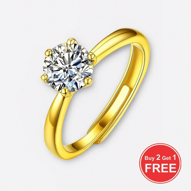 Moissanite Stud Rings