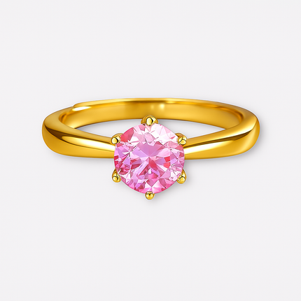 Moissanite Stud Rings